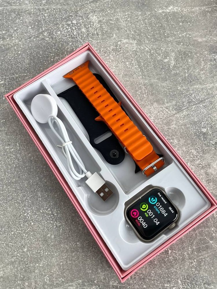 Смарт-годинник Smart Watch X10 Mini + два змінні ремінці золотий 699 фото