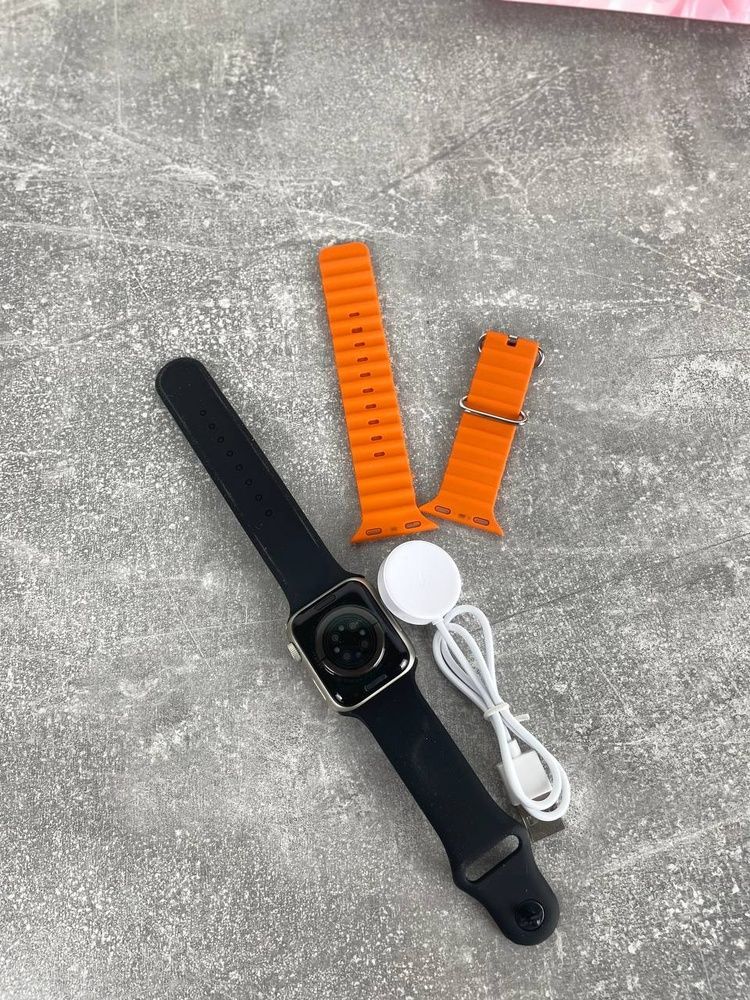 Смарт-годинник Smart Watch X10 Mini + два змінні ремінці золотий 699 фото