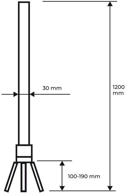 Торшер неонова лампа Lamp Led Rgb 120 см від Usb підлоговий кутовий світильник, нічник, з пульт управління 979drp фото