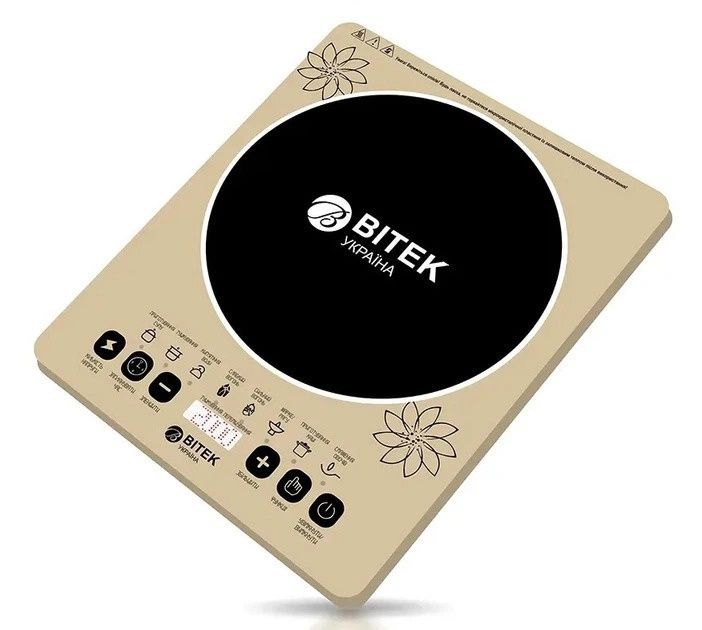 Електроплита індукційна 1 конфорка BITEK 2000Вт BT-8017 температура 80&deg;&ndash;270&deg; 981drp фото