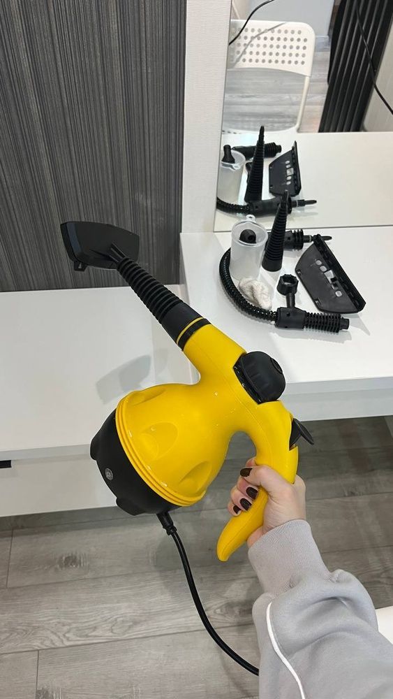 Пароочисник ручний універсальний Steam Cleaner DF-A001 1000вт 350 мл для прибирання меблів, кухні, авто 220 фото