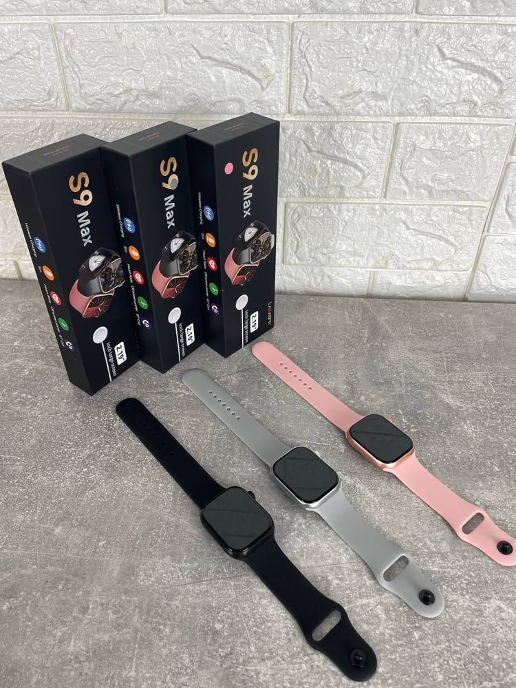 Смарт-годинник Smart Watch Laxasfit S9 MAX Bluetooth рожевий 789 фото